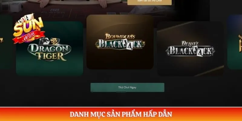 Danh mục sản phẩm hấp dẫn