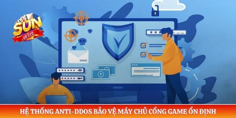 Hệ thống anti-DDoS bảo vệ máy chủ cổng game ổn định