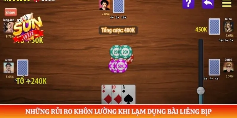 Những rủi ro khôn lường khi lạm dụng bài liêng bịp