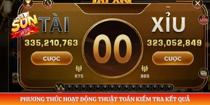 Phương thức hoạt động thuật toán kiểm tra kết quả